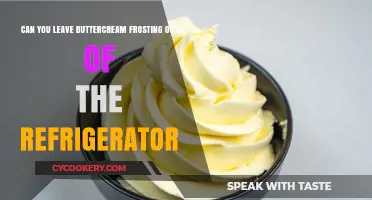Buttercream Frosting Storage: Can It Safely Sit Unrefrigerated?