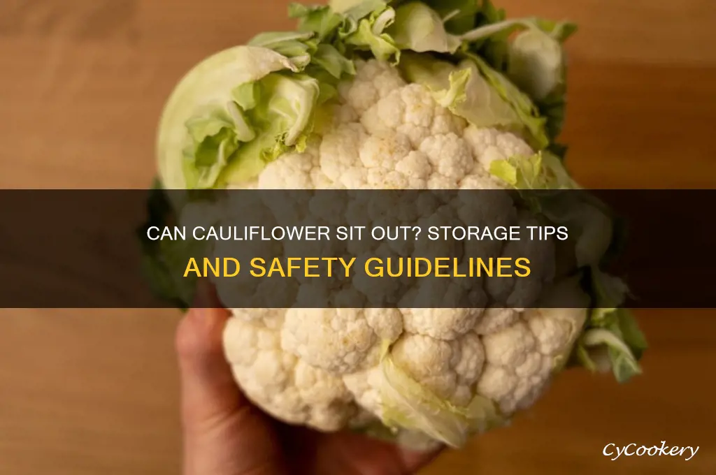 can you leave cauliflower out of the refrigerator