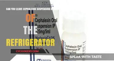 Cephalexin Suspension Storage: Can It Stay Outside the Fridge?