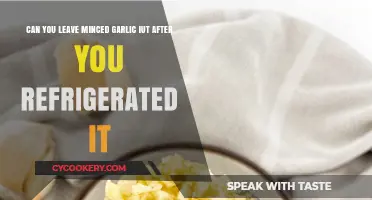 Refrigerated Minced Garlic: How Long Can It Safely Stay Out?
