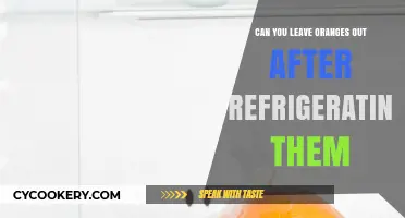 Refrigerated Oranges: Can You Safely Leave Them Out Afterward?