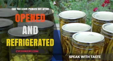 Opened Pickles: Safe Storage Tips After Refrigeration Explained