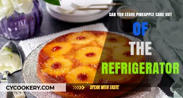 Pineapple Cake Storage: Can It Stay Fresh Unrefrigerated?