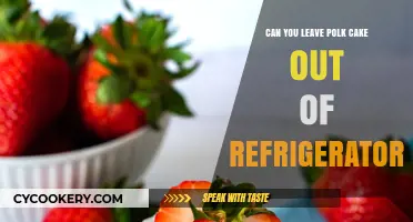 Can Polk Cake Be Left Unrefrigerated? Storage Tips and Safety