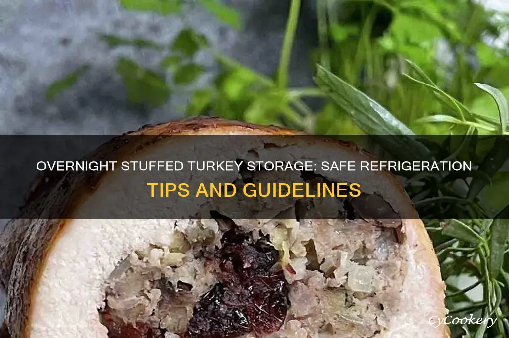 can you leave stuffed turkey in refrigerator overnight