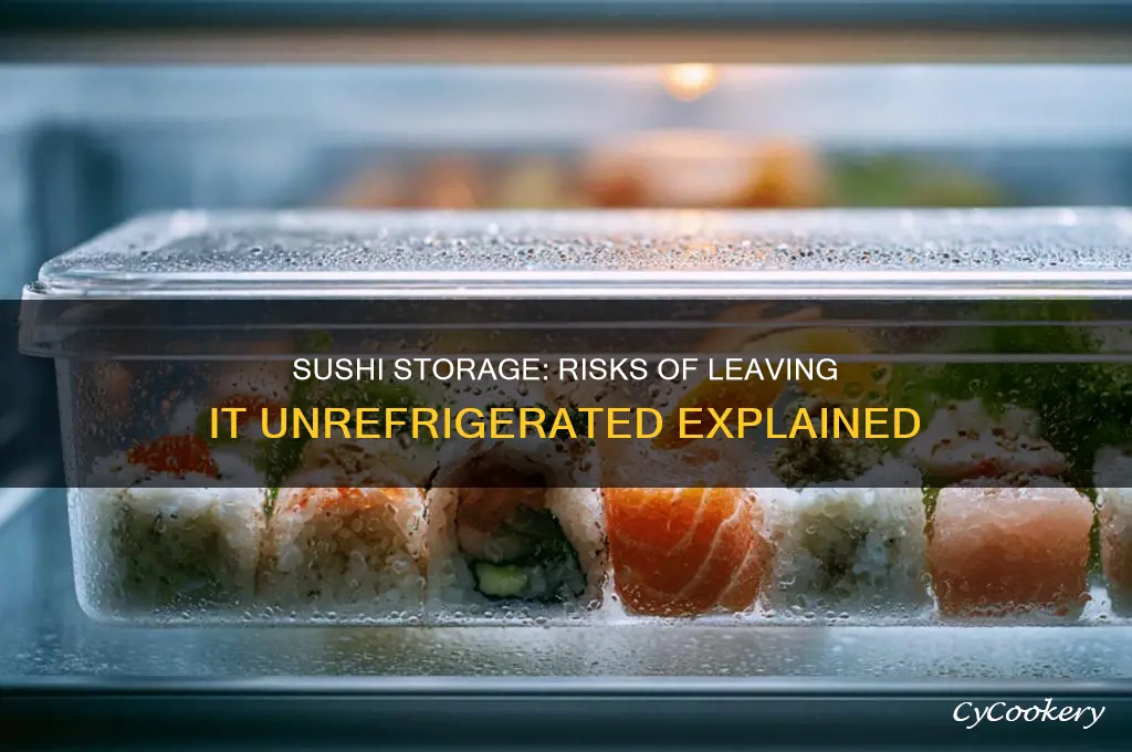 can you leave sushi outside of the refrigerator