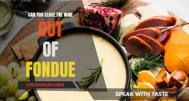 Fondue Without Wine: Is It Possible?