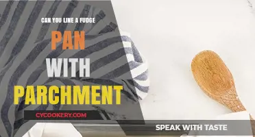 How to Line a Fudge Pan with Parchment Paper?