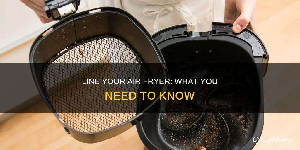 can you line the bottom of an air fryer