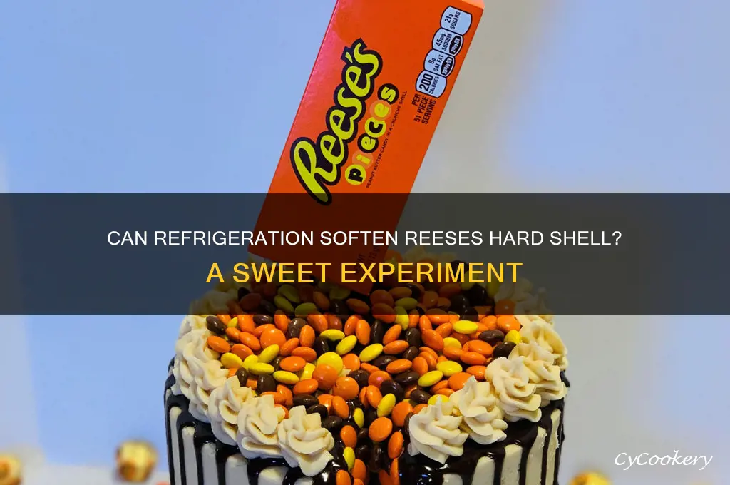 can you liquify reeses hard shell if it gets refrigerated