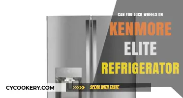 How to Lock Wheels on Your Kenmore Elite Refrigerator: A Guide