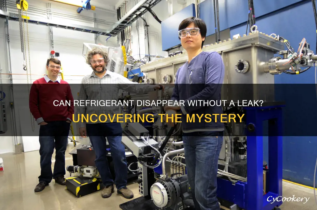 can you lose refrigerant without a leak
