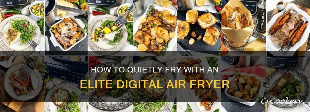 can you lower the volume on elite digital air fryer