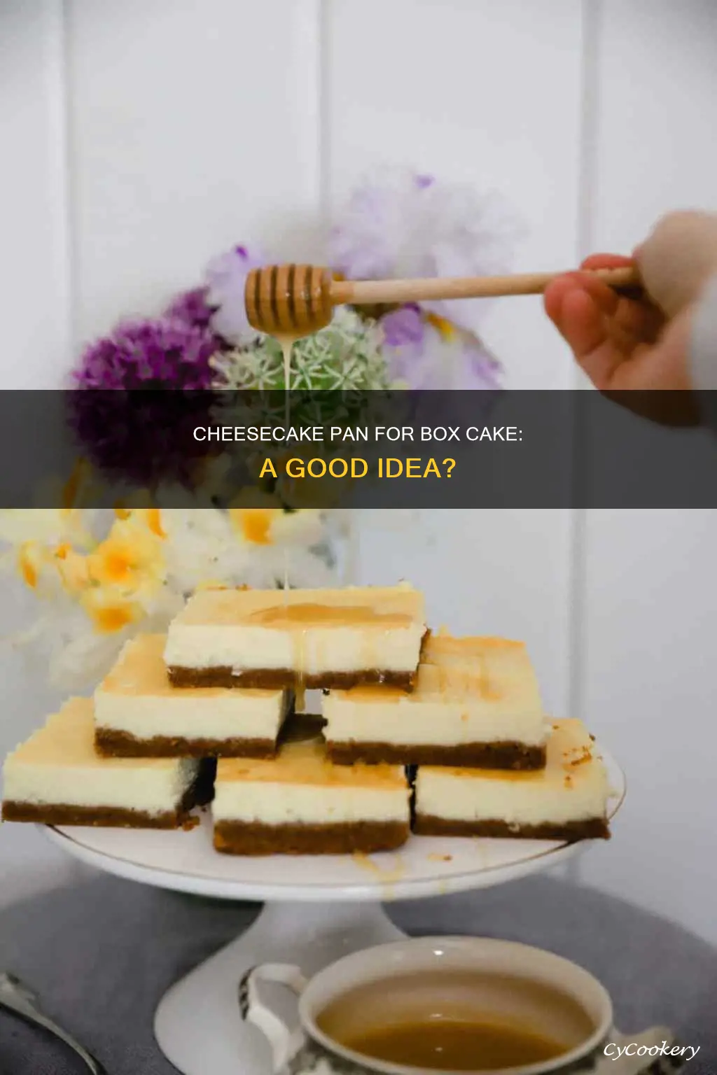 can you make a box cake in a cheesecake pan