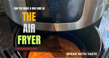 Air Fryer Box Cake: Is It Possible?