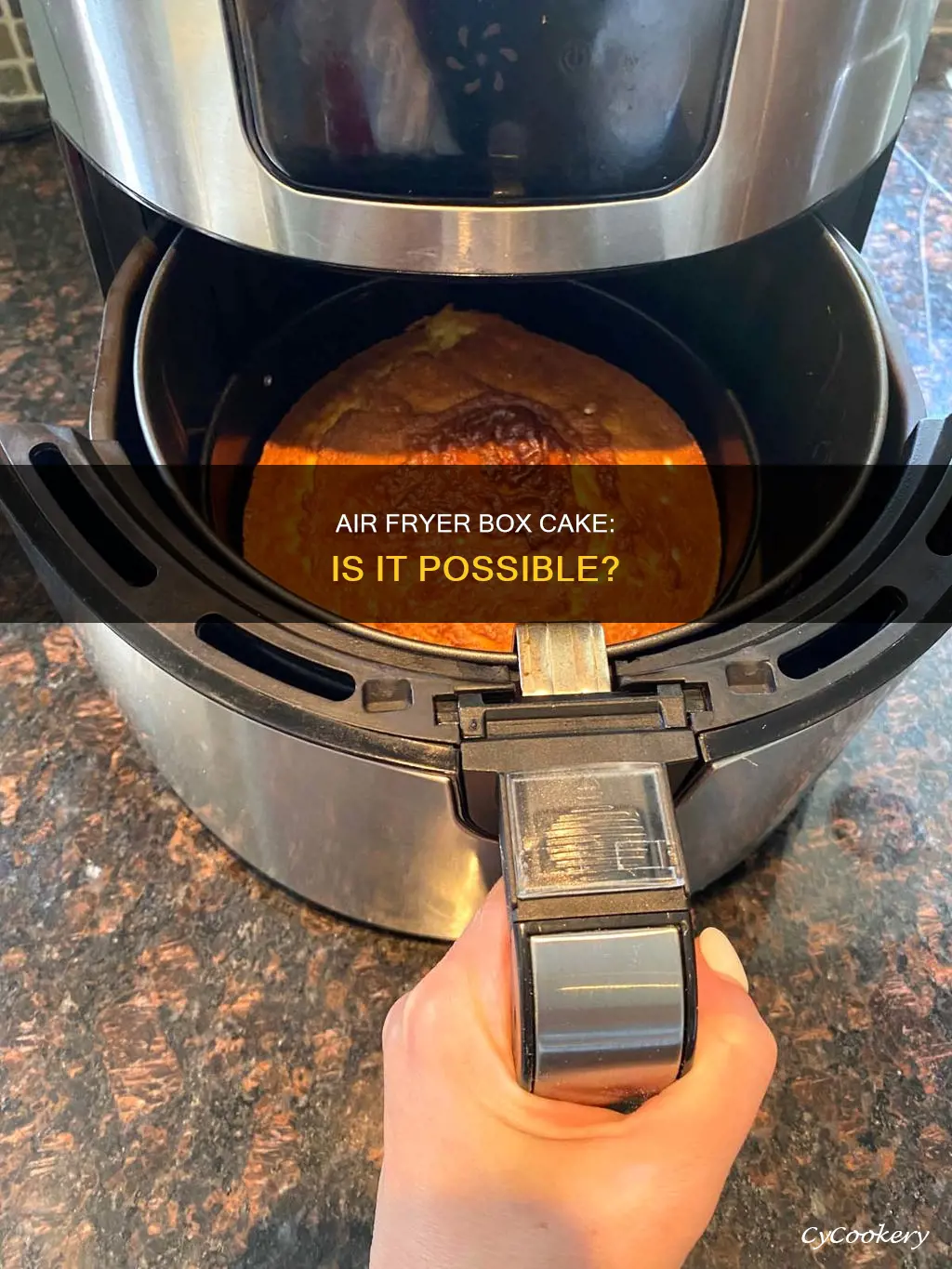 can you make a box cake in the air fryer