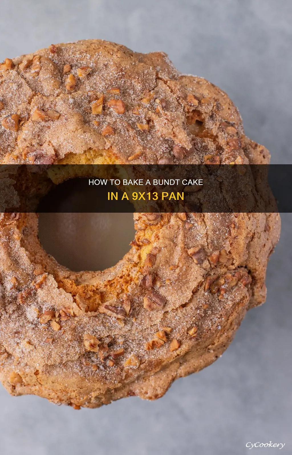 can you make a bundt cake in a 9x13 pan