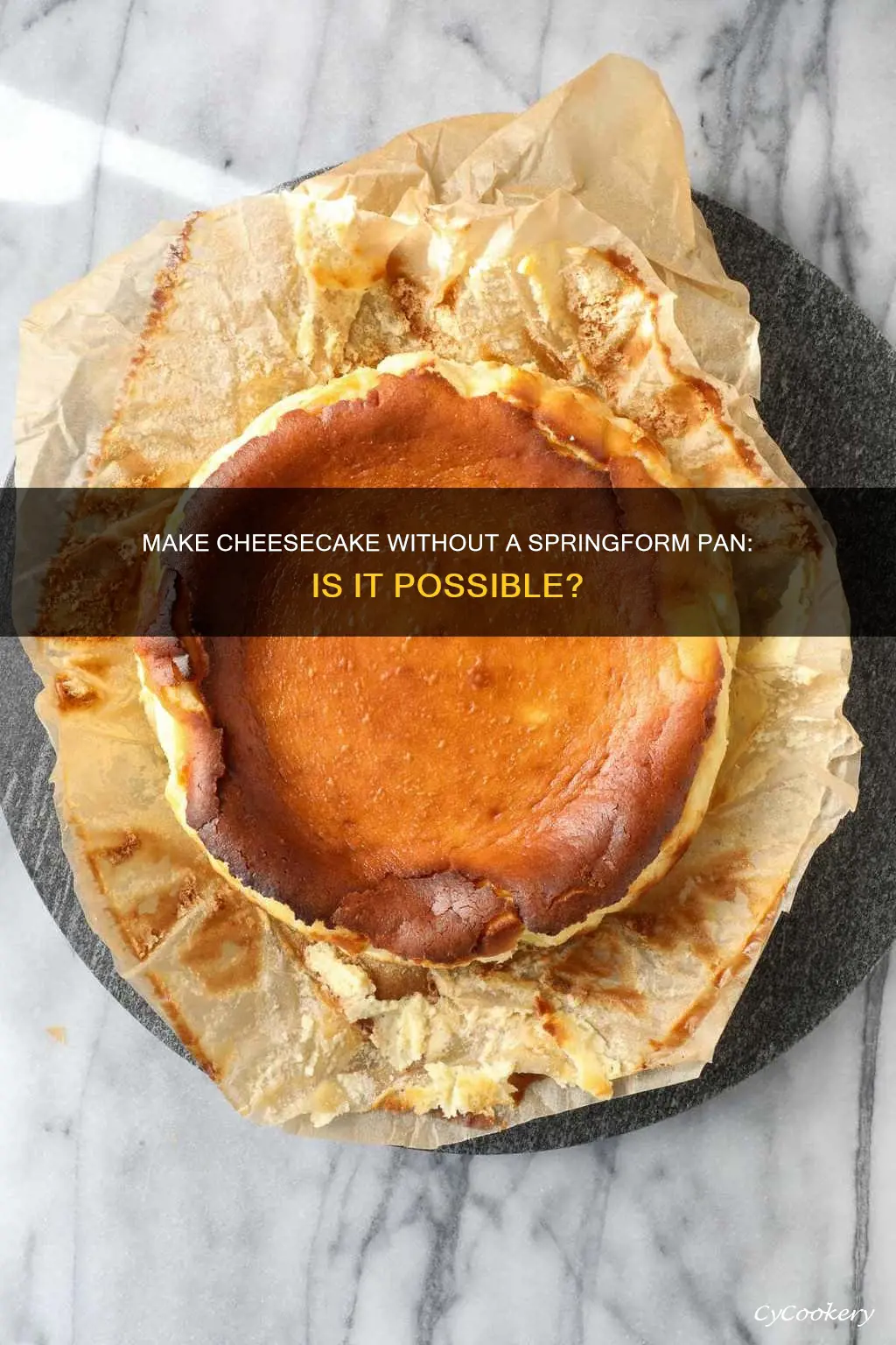 can you make a cheesecake without a springform pan