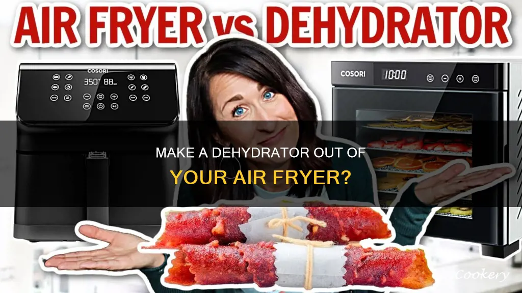 can you make a dehydrator out of your air fryer