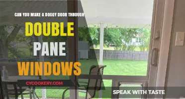 Installing a Doggy Door Through Double-Pane Windows