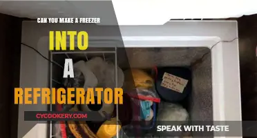 Transforming Your Freezer into a Fridge: Is It Possible and Practical?
