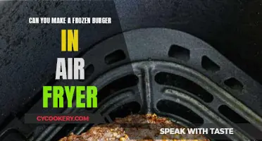 Air-Fryer Frozen Burgers: Quick, Crispy, Juicy