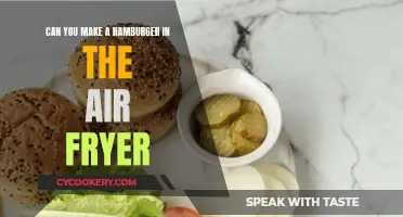 Air-Fryer Hamburgers: Quick, Easy, and Delicious?