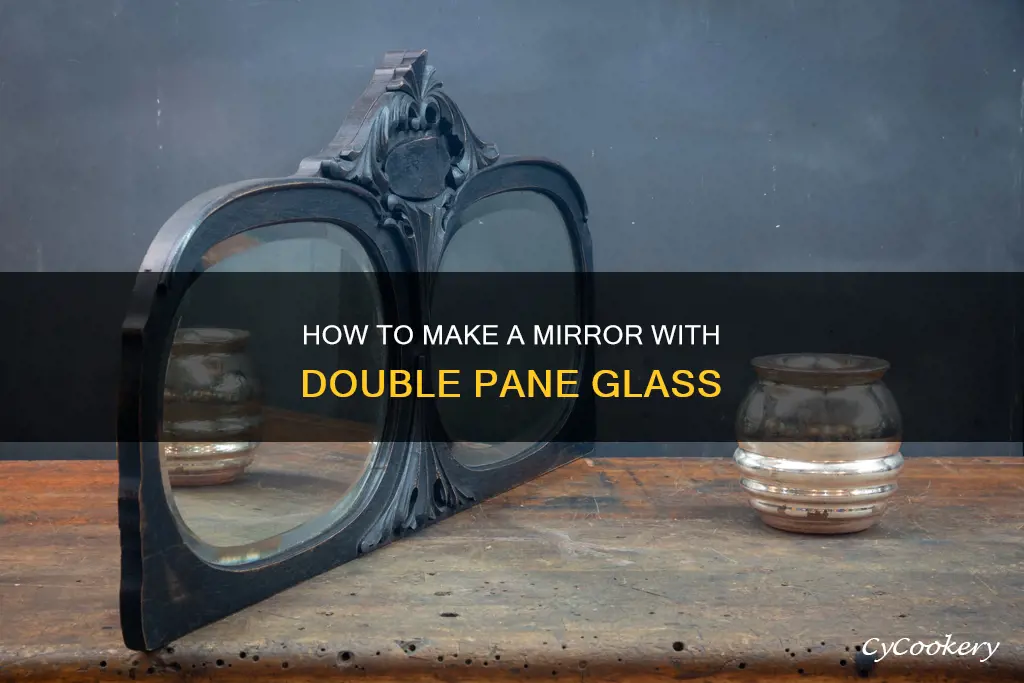 can you make a mirror out of double pane glass
