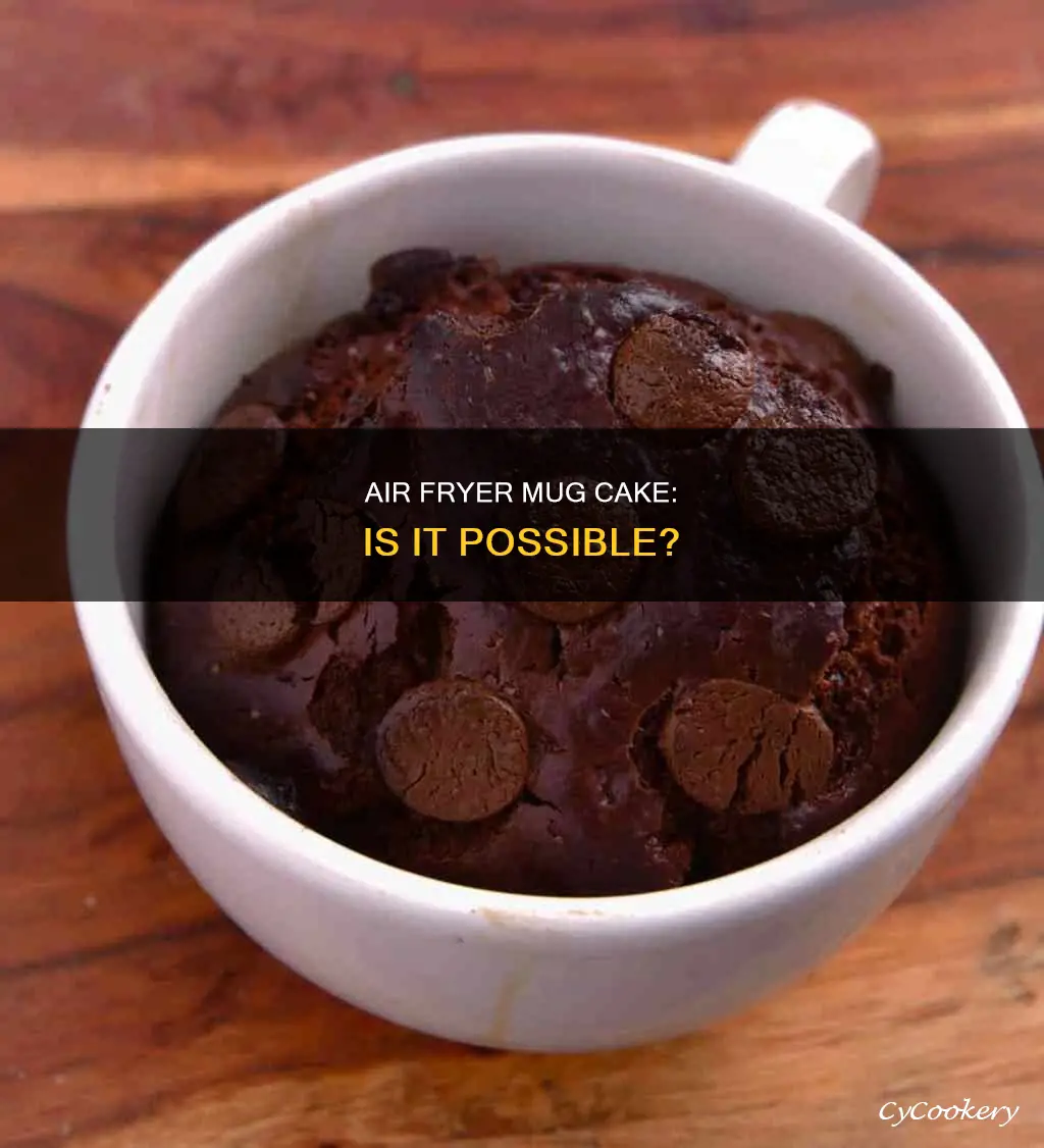 can you make a mug cake in an air fryer