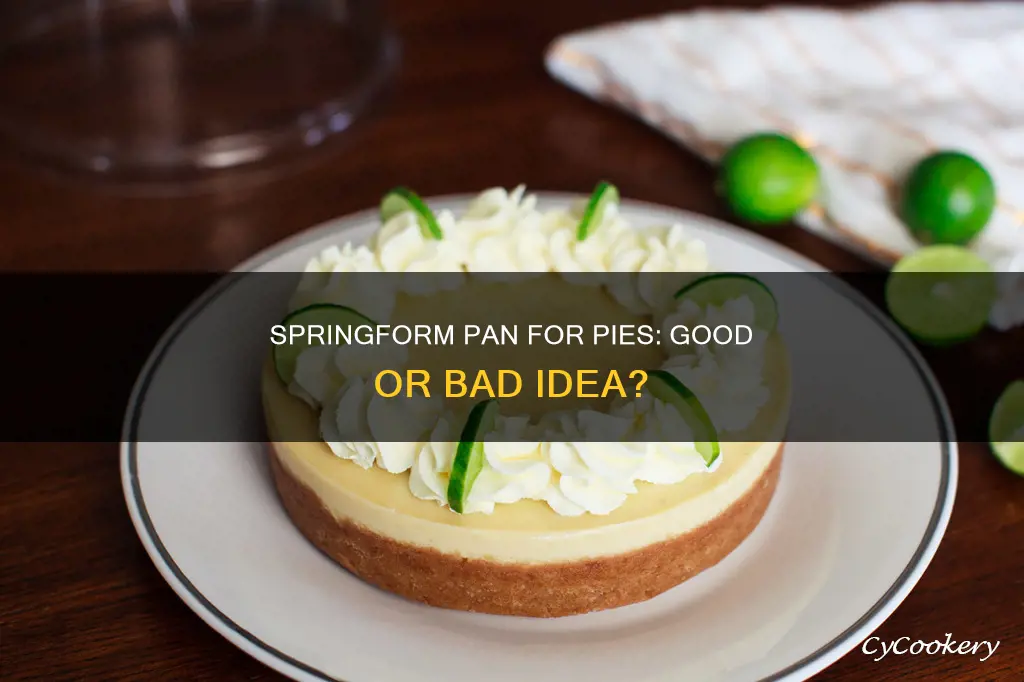 can you make a pie in a springform pan