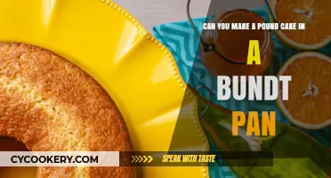 Baking Pound Cake: Bundt Pan Magic