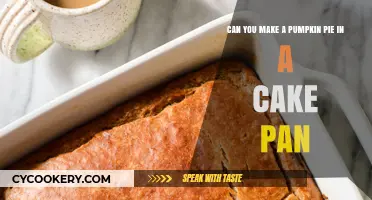 Pumpkin Pie in a Cake Pan: Does it Work?