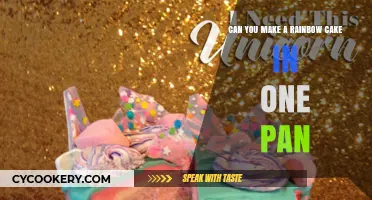Make a Rainbow Cake in One Pan: Is it Possible?