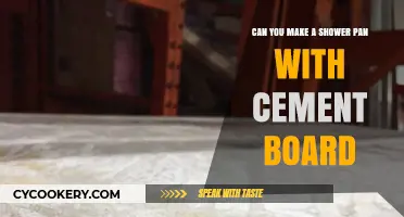 Creating a Shower Pan: Cement Board Installation