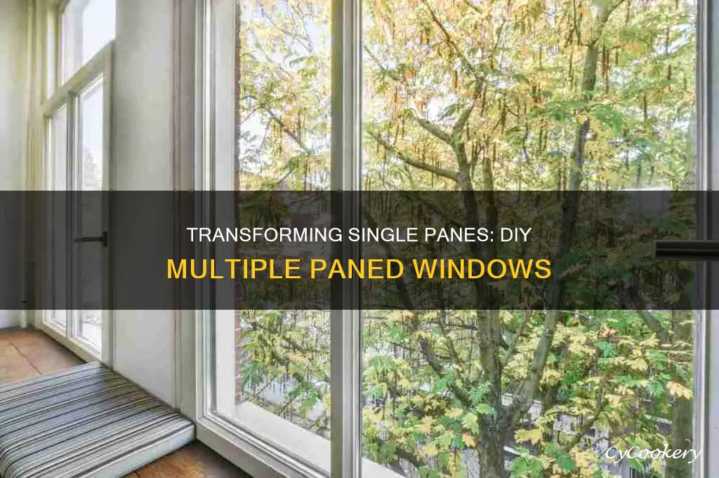 can you make a single pane window multiple panes