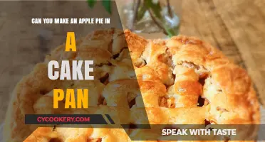 Baking Apple Pie: Cake Pan Style
