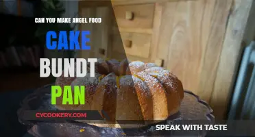Angel Food Cake: Bundt Pan Success