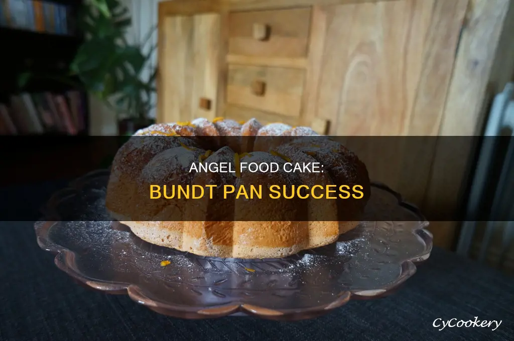 can you make angel food cake bundt pan