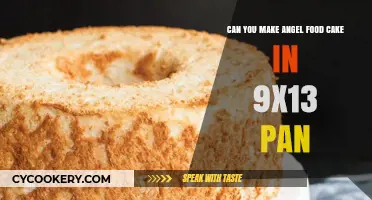 Angel Food Cake: 9x13 Pan Possibilities