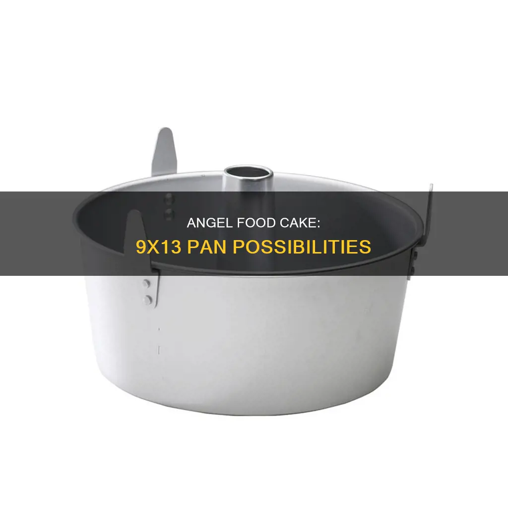 can you make angel food cake in 9x13 pan