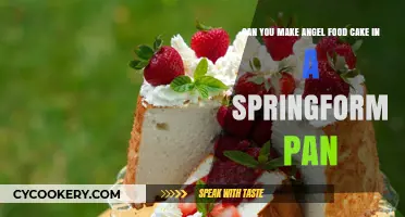 Angel Food Cake: Springform Pan Experiment