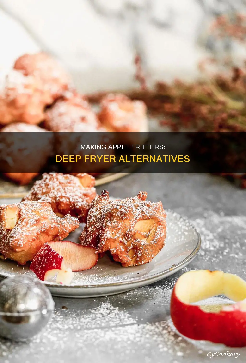 can you make apple fritters without a deep fryer