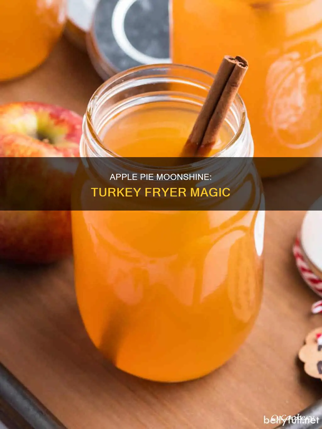 can you make apple pie moonshine with a turkey fryer