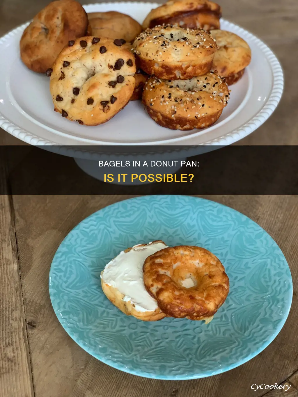 can you make bagels in a donut pan
