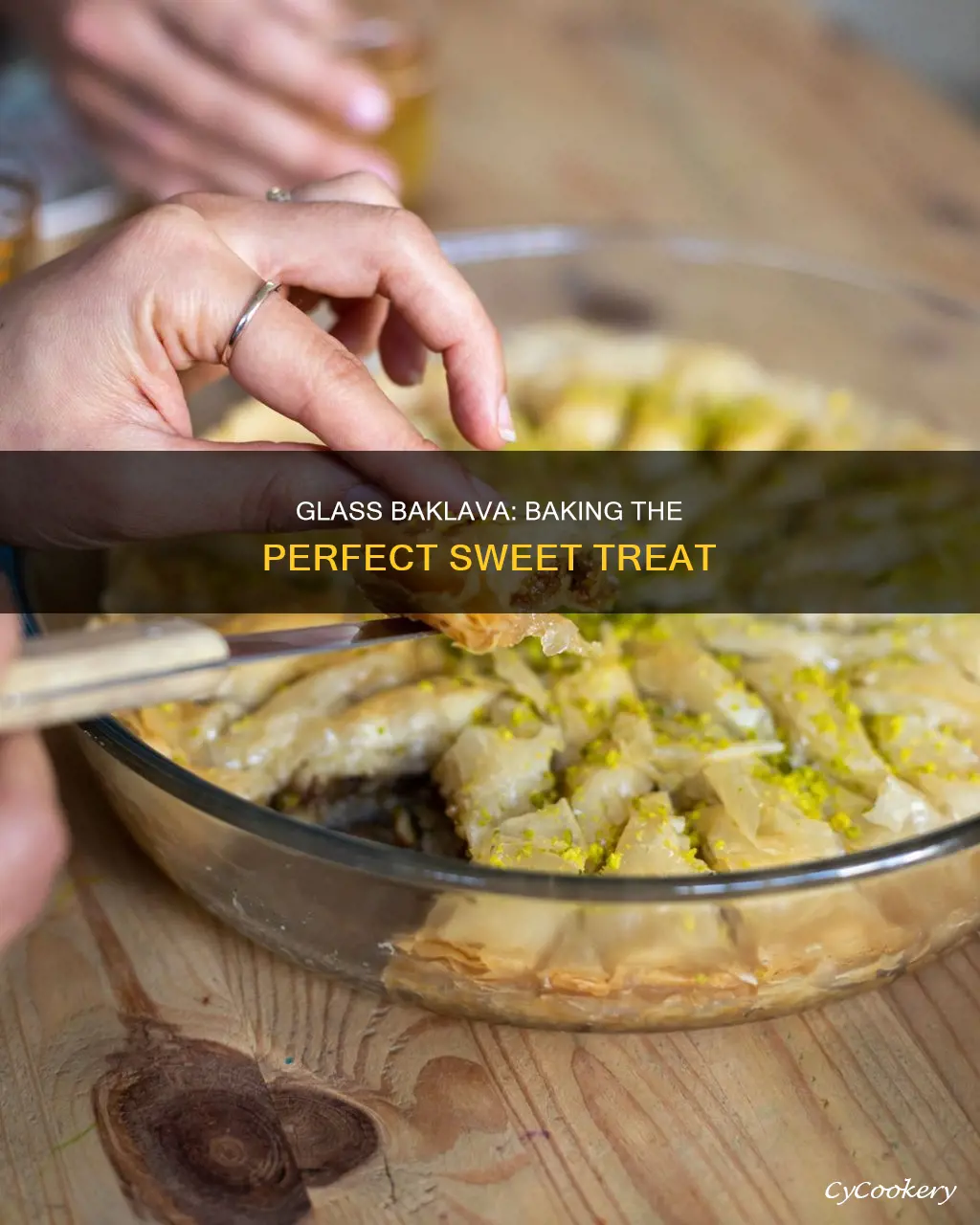 can you make baklava in a glass pan