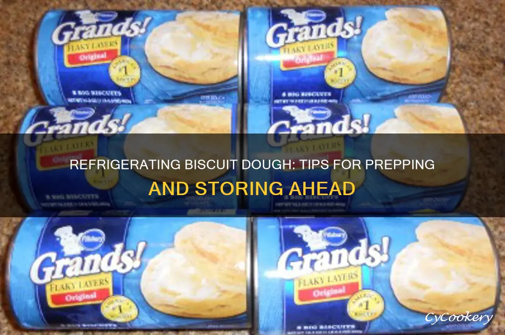 can you make biscuit dough and refrigerate it