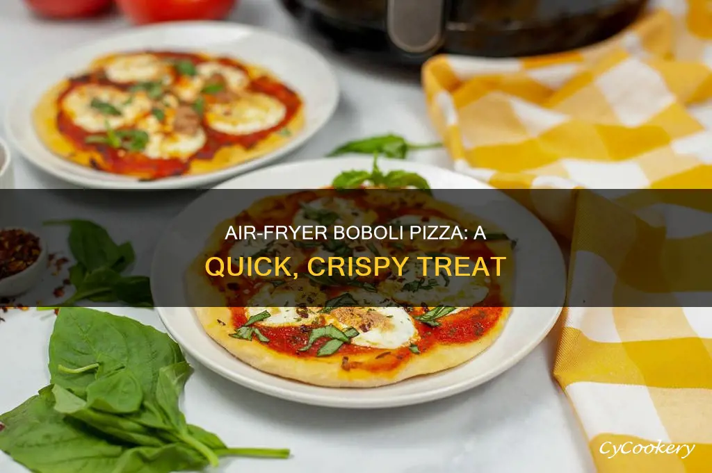 can you make boboli pizza in air fryer