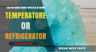 Room Temperature vs. Fridge: Growing Borax Crystals at Home