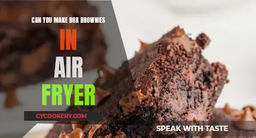 Air-Fryer Box Brownies: A Quick, Crispy Treat?