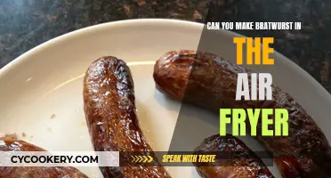 Air-Fryer Bratwurst: A Quick, Crispy Treat